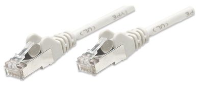 Intellinet 329927 Intellinet Patchkabel RJ45 F/UTP Cat5e 5.0m Hebelschutz grau