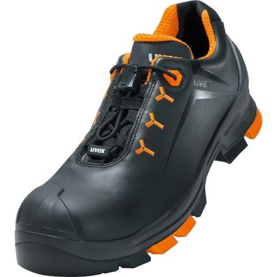 uvex 6502246 uvex 2 Halbschuh S3 SRC, Gr. 46, schwarz/orange