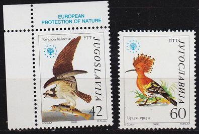 Jugoslavia [1985] MiNr 2100-01 ( * */mnh ) Tiere