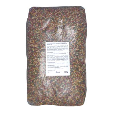 Koi Herdecke 6 mm Premium Multimix 4 Sorten Koifutter schwimmend 15 kg