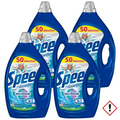 Spee Aktiv Gel Frische Kick Vollwaschmittel 50WL 2250ml 4er Pack