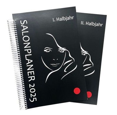 Terminplaner, Salonplaner 2025, 10 Mitarbeiter Frisöre Kosmetik Nagelstudios Praxen