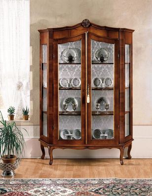 Wohnzimmer Anrichte Glas Schrank Vitrine Esszimmer Anrichte Holz Schränke Möbel