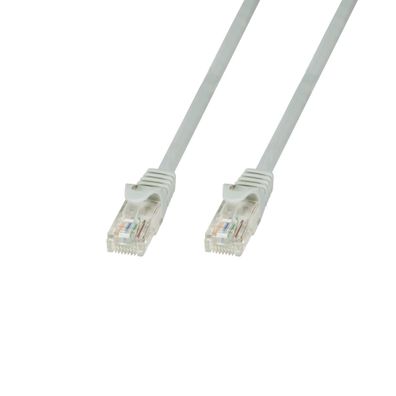 CAT5 Patchkabel / Netzwerkkabel grau 10m