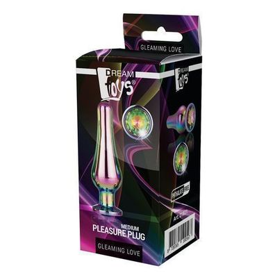 Dream Toys Gleaming Love Bunter Anal Plug Mittelgroß