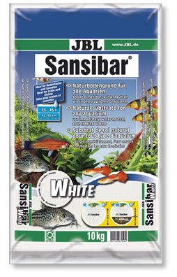 JBL Sansibar Aquarienbodengrund White 10 Kg