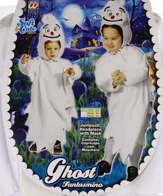 Kinder Kostüm Gespenst Geist Halloween Fasching Karneval Junge Mädchen 110