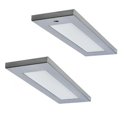 LED Unterbauleuchte Mona 2x4 W, Küchenleuchte mit Sensorschalter