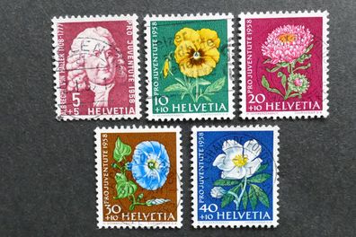 Schweiz MiNr. 663-667 Pro Juventute gestempelt (Ai 725)