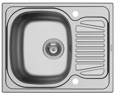 Küchenspüle 62x50cm, Einbauspüle Sparta, Spülbecken mit Hahnloch