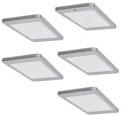 LED Unterbauleuchte Küche 5x4,8 W, Küchenleuchte Kyra, Sensorschalter