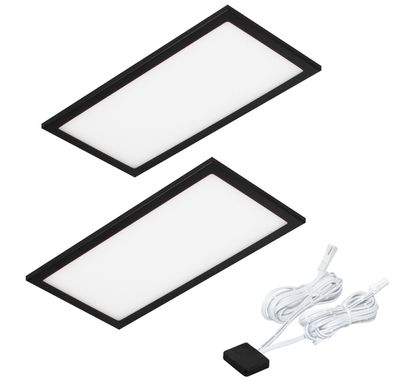 LED Unterbauleuchte Küche 2x6 W, Küchenleuchte Basso, IR-Schalter