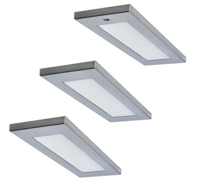 LED Unterbauleuchte Mona 3x4 W, Küchenleuchte mit Sensorschalter