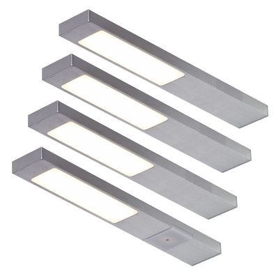 LED Unterbauleuchte Küche, Küchenleuchte Neoplan 4x2,2 W, warmweiß