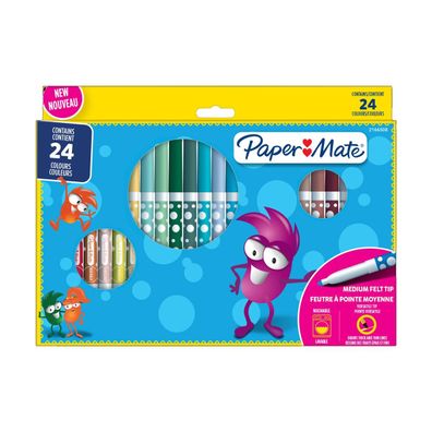 Paper Mate Filzstift 2166508 sort. 24St