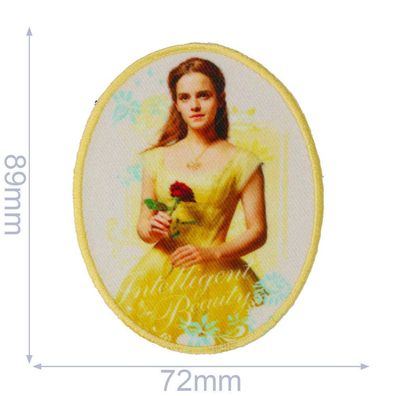 HKM 102356xx - Die Schöne und das Biest Applikation, Bügelbild, Patch, Disney