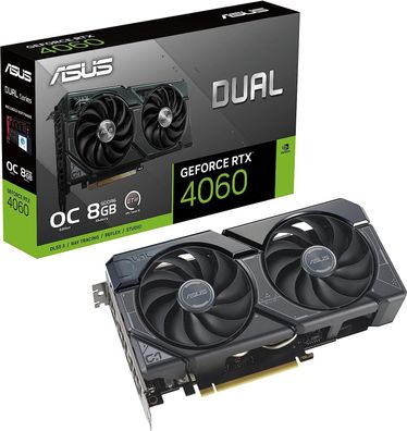 ASUS Dual GeForce RTX 4060 OC Edition 8GB GDDR6 Gaming Grafikkarte