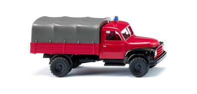 Wiking H0 1/87 034505 Feuerwehr - Pritschen-Lkw (Hanomag L 28) - NEU