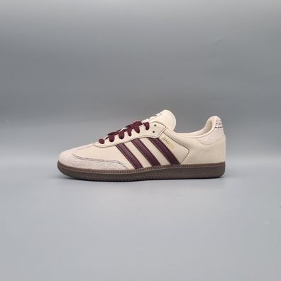 adidas Samba OG Wonder White Maroon (Womens) - IG1987 - NEU/ OVP