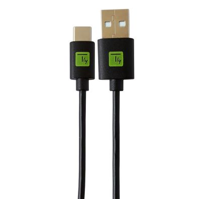 Techly ICOC-MUSB20-CMAM01T Techly USB2.0 Kabel ST Typ-A - ST Typ-C schwarz, 0,1m