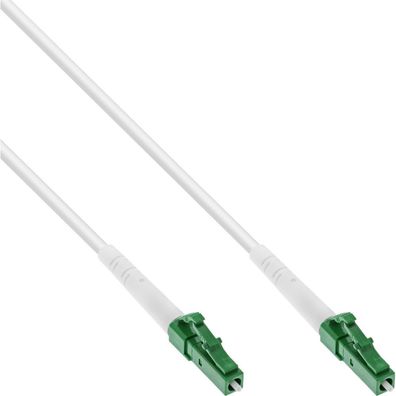 InLine® 88250 LWL Simplex Kabel, FTTH, LC/APC 8° zu LC/APC 8°, 9/125µm, OS2, 50m