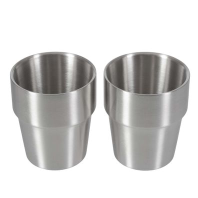 Thermobecher Set, 2-teilig, Edelstahl