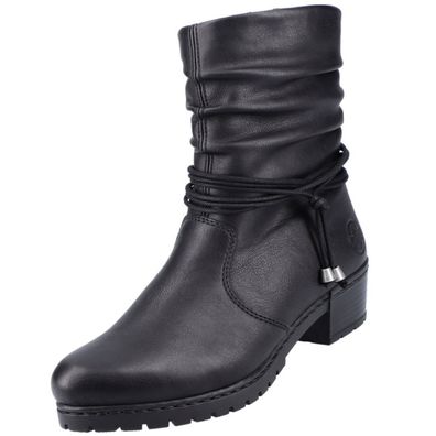 Rieker Damen Stiefelette gefüttert Schwarz Y17R2-00