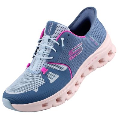 Skechers Slip-Ins Glide Step Pro Damen Sneaker Blau/Pink 150420-SLTP