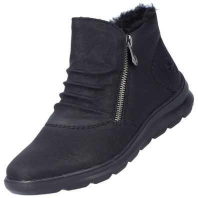 Rieker Damen Stiefelette Gefüttert Schwarz Z00515-01