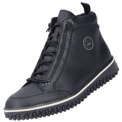 Rieker Damen TEX Stiefelette gefüttert Schwarz Z4241-00