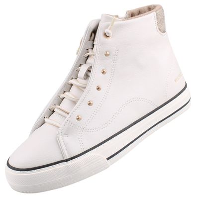 Mustang Damen High-Top Sneaker Weiß 1501501/203