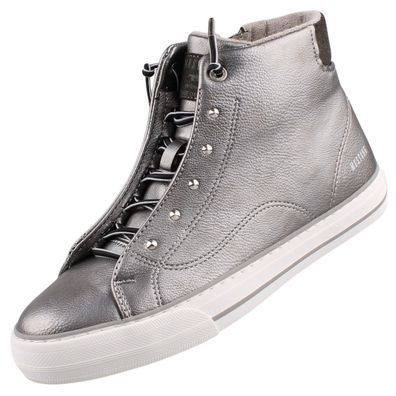 Mustang Damen High-Top Sneaker Silber 1501501/21