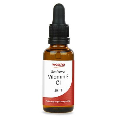 Sunflower Vitamin E Öl, 50 ml - Woscha by PodoMedi