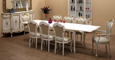 Esstisch Tisch Esszimmer Wohnzimmer Tische Holz Art Déco Esstische Antik Neu