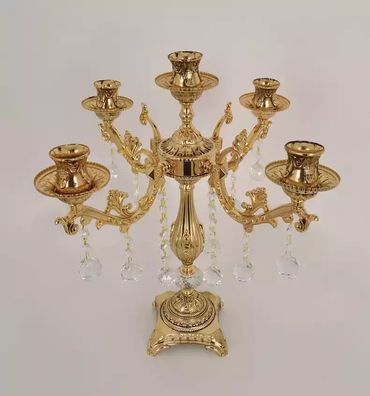 Tischleuchte neu Luxus Lampe Wohnzimmer Nachttischlampen Modern Gold