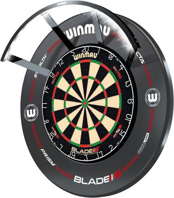 Winmau Polaris + Blade 6 Triple Core Carbon + Catchring | Dartscheibe Dartboard