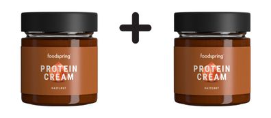 2 x foodspring Protein Cream (200g) Hazelnut