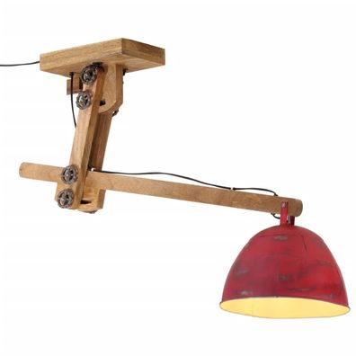 vidaXL Deckenleuchte 25 W Rot 105x30x65-108 cm E27