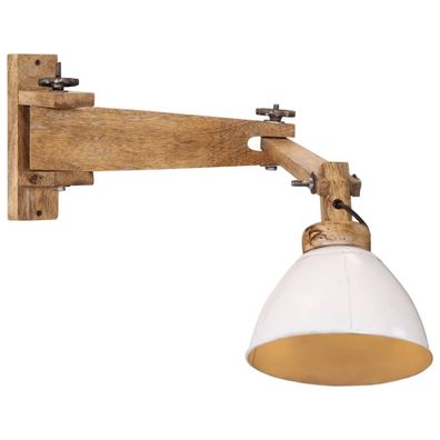 vidaXL Wandleuchte 25 W Weiß E27