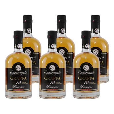 Caravaggio Grappa Barrique (6 x 0,5L)