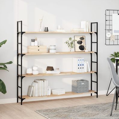vidaXL Schweberegal 120x20x2 cm Massivholz Akazie Unbehandelt