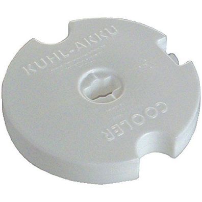 APS Kühlakku Ø 10,5 cm, H: 2,5 cm Polyethylen, weiß gefüllt mit Kühlflüssigkeit 10781