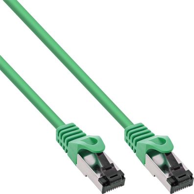 InLine® 78814G Patchkabel, S/FTP (PiMf), Cat.8.1, 2000MHz, halogenfrei, Kupfer,