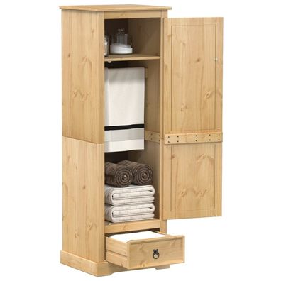 vidaXL Kleiderschrank Corona 55x50x170 cm Massivholz Kiefer