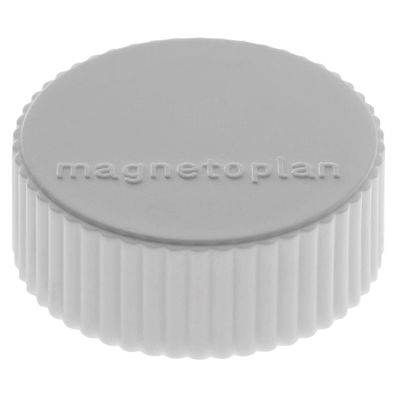 magnetoplan 1660001 Discofix Rundmagnet "magnum" grau