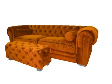 Chesterfield Sofa Polster Designer Couchen Sofas Garnitur Couch SLIII Sofa ?41