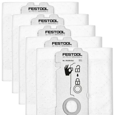 Festool Selfclean Filtersack SC-FIS-CT MINI/MIDI-2/5 204308