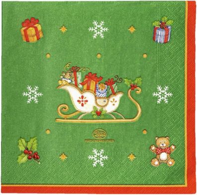 Hutschenreuther Servietten 33 x 33 cm / 20 Stück Happy Wintertime Happy Wintertime