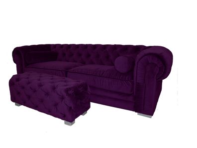 Chesterfield Sofa Polster Designer Couchen Sofas Garnitur Couch SLIII Sofa ?37