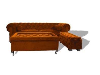 Chesterfield Sofa Polster Designer Couchen Sofas Garnitur Couch SLIII Sofa ?26